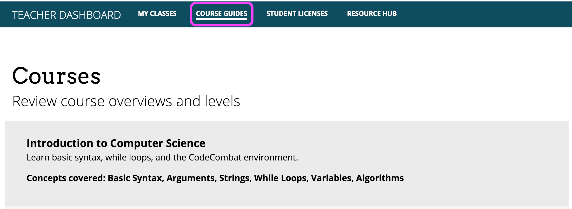 course-guides